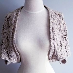 Sisley Woman's knitted short sleeve bolero/shrug